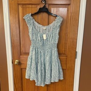 Aeropostale Blue Floral Mini Dress
